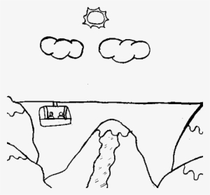 Dibujos Para Colorear De Montañas Con Nieve