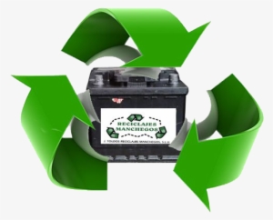 Reciclaje De Baterías Usadas Por J - Recycle Symbol