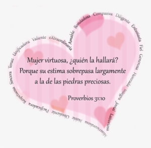 Mujer Virtuosa Corazon Sm - Heart