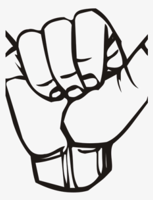Rebeldia Dibujos - Peace Sign Clip Art Hand