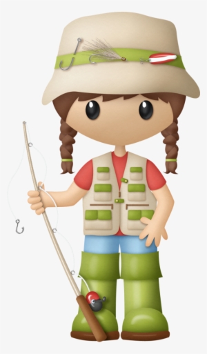 Kaagard Fishinghole Fisherboy2 - Girl Fishing Clipart
