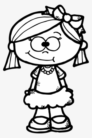 Cute Girl Clipart Freebie - Clothes Worksheets To Color