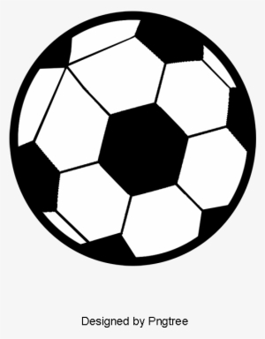 Cartoon Black And White Football Logo, Football Clipart, - Balon De Futbol Para Colorear