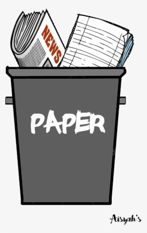 Whats In My Trash Paper With My Name - Cartoon Newspaper