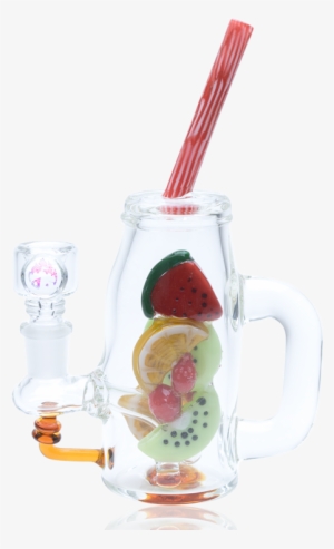 Empire Glassworks Watermelon Detox Dab Rig - Mini Mason Jar Bong