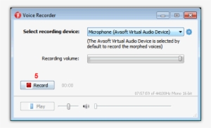 Choose Record Button - Booting