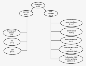 Schematic Representation Of Survival In Patients With - Diagram
