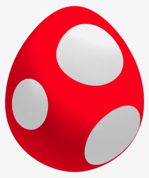 Red Baby Yoshi Egg - Red Yoshi Egg Png
