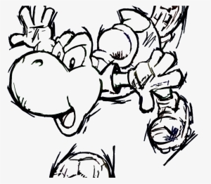 Yoshi Futbol - Mario Soccer Coloring Pages