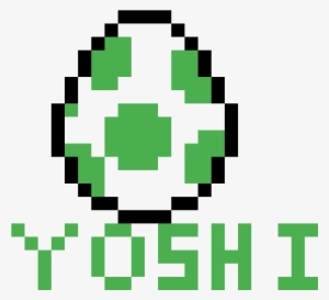 Yoshi Egg - Pixel Art Mario Bros