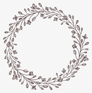Stick Wreath Black And White