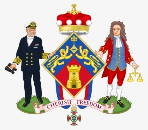 Historicalcoat Of Arms Of Margret Thatcher, Featuring - Supporter Heraldry Man