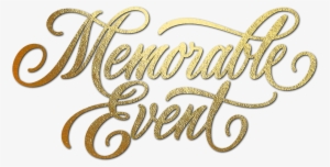 Memorable Event Logo - Logo