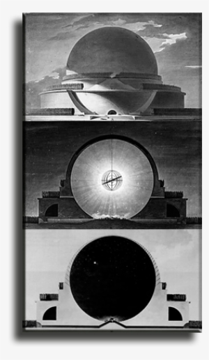 Proyecto De Cenotafio Para Isaac Newton- Etienne Louis - Etienne Louis Boullee Newton