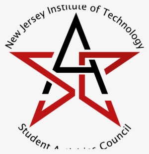 Njit Sac - Communist Star Black And White