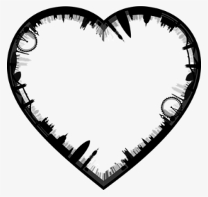 Britain, London, City, Heart, Love - London Skyline Silhouette
