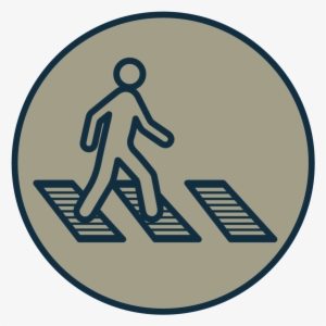 Find More Strategies To Slow Cars And Create A Pedestrian-friendly - Pedestrian Friendly Icon Png