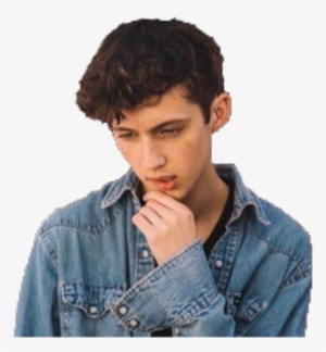 Michael Clifford Black And White Transparent - Human