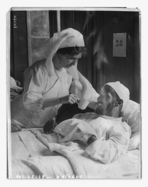A Nurse Helping A Wounded Algerian Soldier To Drink - Ww1 Nurse Helping Soldier
