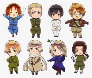 Hetalia Aph Aph America Aph Japan Aph England Aph France - Hetalia Beautiful World Chibi