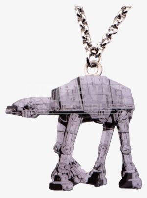At-at Graphic Pendant Necklace