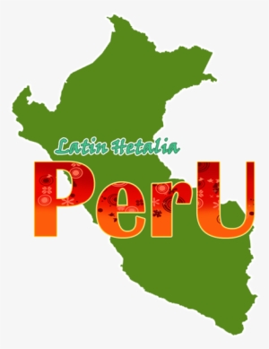 Hecho En Latin Hetalia - Peru Map Black