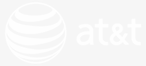 At&t - At&t Logo White Png