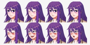 Oc Fanartyuri Face Sprite Update For Ddlc Rpg - Yuri Faces Yuri Ddlc