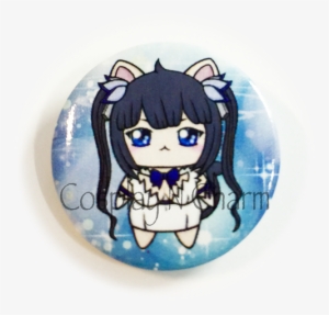 Hestia 1" Pin - Cartoon