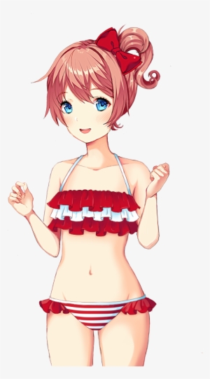 Sayori At The Beach
