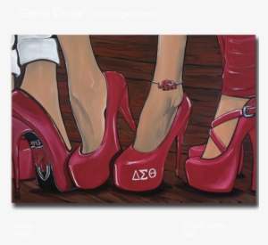Delta Sigma Theta Clip Art - Delta Sigma Theta Heel