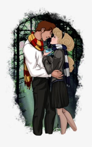 Harry Potter Tangled Disney Rapunzel Princess Beauty - Hogwarts Students Fan Art