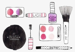 Tumblr Transparent Makeup - Make Up Drawing
