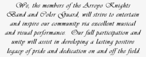 Arroyo High School Band And Color Guard 4921 N - Bulgarian Font