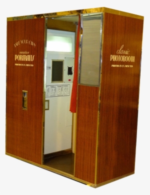 Classic Photo Booth Rents Old Fashioned Machines Like - Plywood