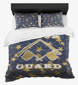 Color Guard Navy And Gold Stars Duvet Bed In A Bag - Duvet