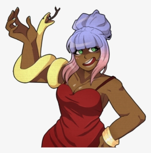 Danganronpa Fan Character Danganronpa Fc Snake Cleavage - Cartoon