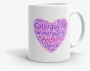 Color Guard Heart Cloud Mug - Hindi Zidni Ilma Ilma Name Meaning