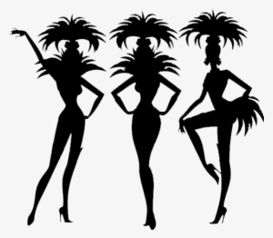 La Hora Loca - Las Vegas Showgirl Clip Art