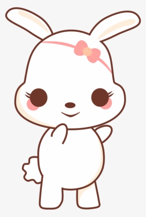 Kawaii Bunny By Sicara-deviant On Deviantart - Cute Kawaii Bunny Png