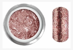 Rose Gold Leaf Glitz Glitter Gel - Cosmetics