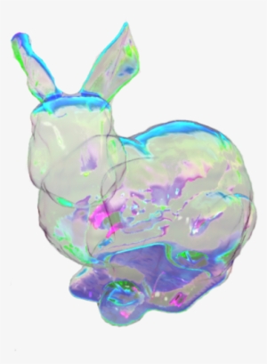 Cute Mine Kawaii Bunny Bubble Transparent Transparent - Rabbit