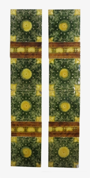 From Our Antique Tile Range, This Is An Original Victorian - Fireplace