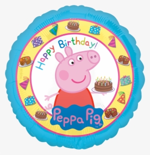 Peppa Pig Happy Birthday - Peppa Pig Happy Birthday Balloon