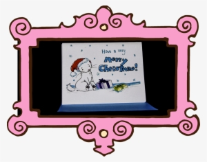 Merry Christmas Text Clipart Gucci - Frame Black And White Clip Art