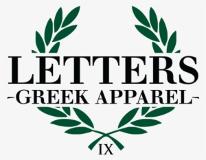 Letters Greek Apparel