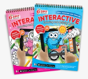 Zipit Interactive Coloring And Activity Book - Interactive Coloring And Activity Book: Cool Monsters