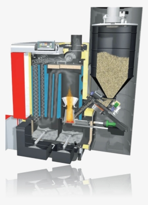 Froling P4 Front Cross Shadow - Pellet Boilers