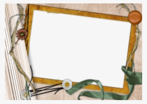 Scrapbook Page Background Clipart Picture Frames Desktop - Molduras Para Fotos Scrapbook
