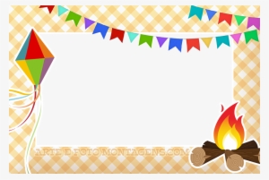 Festajunina Balao Fogueira - Convite Festa Junina Para Editar